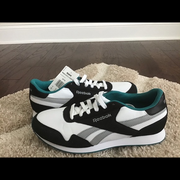 turquoise reebok shoes